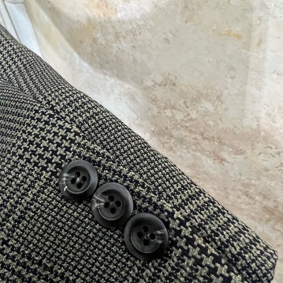 Brandini Tailored for Foleys Mens Sports Blazer 100% Wool Houndstooth Pe… - Picture 7 of 8